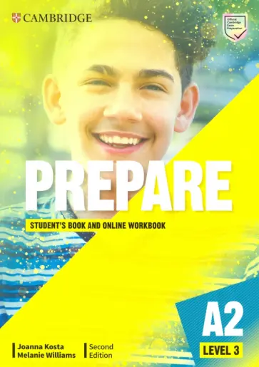 Kosta, Williams - Prepare. 2nd Edition. A2. Level 3. Student's Book + Online Workbook обложка книги