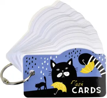 Карточки для записи иностранных слов "Кот", 8х5 см., 80 листов (56567) обложка книги