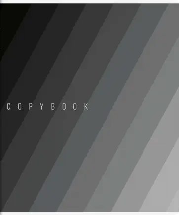 Тетрадь "Градиент", А5, 96 листов, линия, в ассортименте (56825) обложка книги