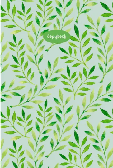 Тетрадь 48 листов, А4-, Mint. Дизайн 4 (ТЛМ4484825) обложка книги