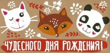 Конверт для денег "Чудесного Дня рождения!" (КД4-13092) обложка книги