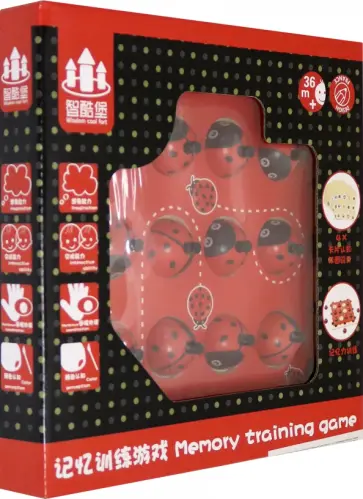 Деревянная игрушка "Мемо. Божьи коровки" (81240) Деревянная игрушка "Мемо. Божьи коровки" (81240) обложка книги