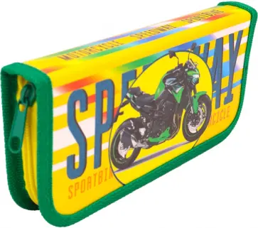 Пенал "Мото", одно отделение (ПН-1122) обложка книги