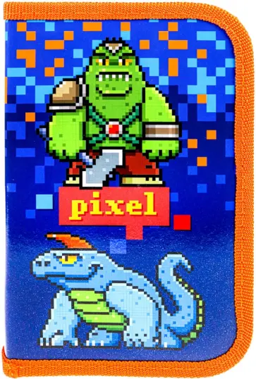 Пенал 1 отделение ПИКСЕЛИ (ПН-1167) обложка книги