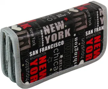 Пенал 2 отделения ГОРОДА. ЧЕРНЫЙ (ПН-5980) обложка книги