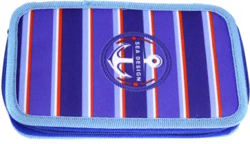 Пенал 2 отделения МОРСКИЕ МОТИВЫ (ПН-1244) обложка книги