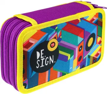 Пенал 3 отделения АБСТРАКЦИЯ-5 (ПН-1262) обложка книги