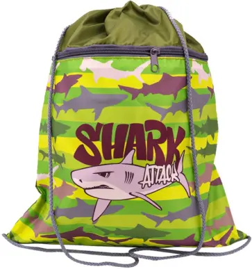 Мешок для обуви с карманом "Акула атакует" (МО-0679) обложка книги