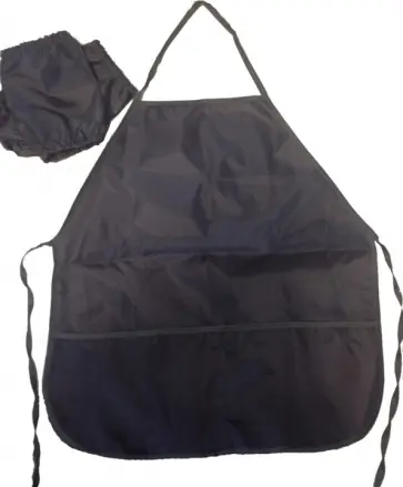 Фартук с нарукавниками ЧЁРНЫЙ (ФН-5329) обложка книги