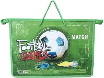 Папка А4 ФУТБОЛЬНЫЙ МЯЧ И СВИСТОК (П-2144) обложка книги