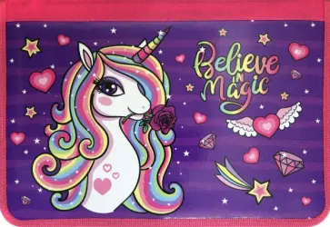 Папка для труда "Единорог с розой", А4 (ПТР-5161) обложка книги