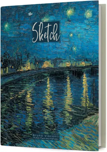 Скетчбук 120 листов, А4-, БЕЖЕВЫЙ 110 гр, 3 вида (1-514) обложка книги