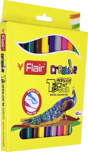 Фломастеры двусторонние "CREATIVE", акварельные, 12 цветов (FA 8018) Фломастеры двусторонние "CREATIVE", акварельные, 12 цветов (FA 8018) обложка книги