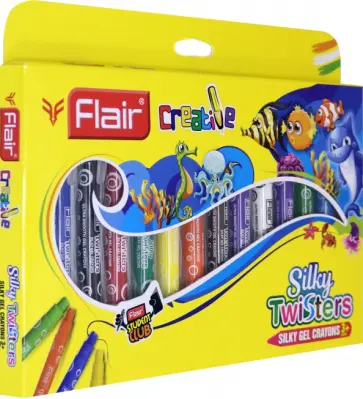 Гелевые мелки Creative, 12 цветов обложка книги