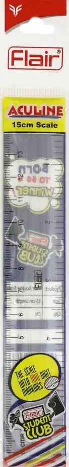 Линейка прозрачная, 15 см., в ассортименте (FA 7014) обложка книги