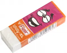 Ластик "WILLY-XL", белый, 60х20х10 мм (FA 7035 WHITE) обложка книги