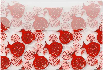 Папка для документов пластиковая 17.5х12 см, Гранаты (53246) обложка книги