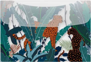 Папка для документов пластиковая 17.5х12 см, Джунгли (53248) обложка книги