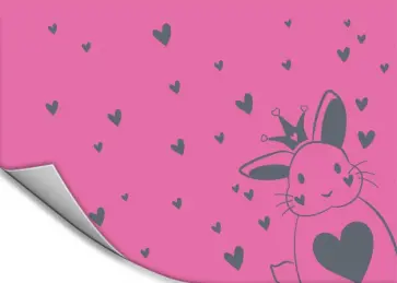 Плёнка цветная для уроков труда 50х70 см, Зайка (54029) обложка книги