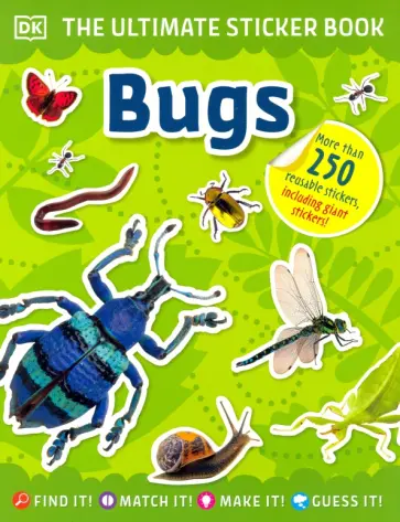 Ultimate Sticker Book. Bugs обложка книги