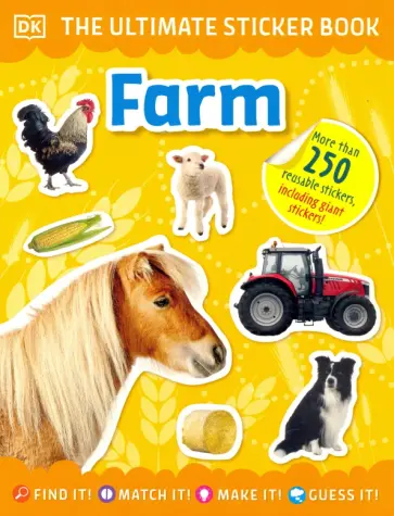 Ultimate Sticker Book. Farm обложка книги