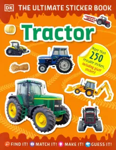 Ultimate Sticker Book. Tractor обложка книги