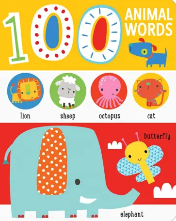 First 100 Animal Words обложка книги