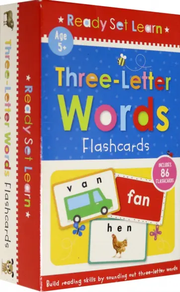 Three Letter Words Flashcards Three Letter Words Flashcards обложка книги