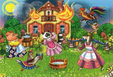 Пазл 24 элемента "Кошкин дом" обложка книги