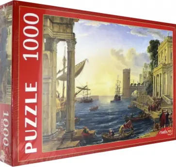 Puzzle-1000 ОТПЛЫТИЕ ЦАРИЦЫ САВСКОЙ (КБ1000-7863) обложка книги