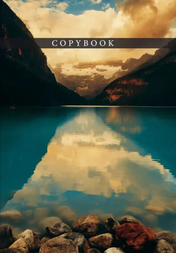 Тетрадь-перевертыш Речные Камешки , 80 листов, А4, клетка обложка книги