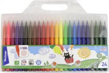 Фломастеры 24 цвета "Жил-был кот" (WP00624) обложка книги