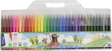 Фломастеры 36 цветов "Жил-был кот" (WP00636) обложка книги