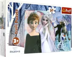 Trefl. Puzzle-30 MIDI Магия Фрозен (18275) обложка книги
