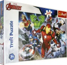 Trefl. Puzzle-200 MIDI Могучие Мстители обложка книги