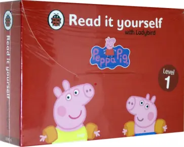 Peppa Pig Read it yourself with Ladybird 5-book Level 1 обложка книги