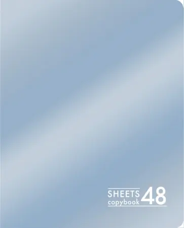 Тетрадь общая "Голубой лед", А5, 48 листов, клетка (ТК487177) обложка книги