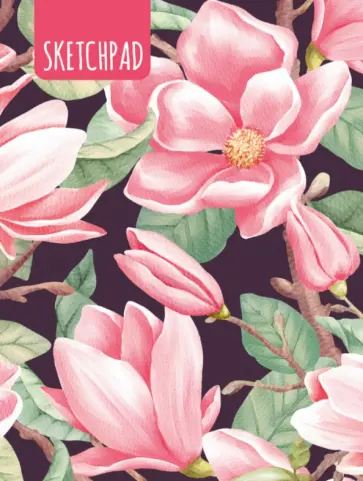 Скетчпад А5. Магнолии обложка книги