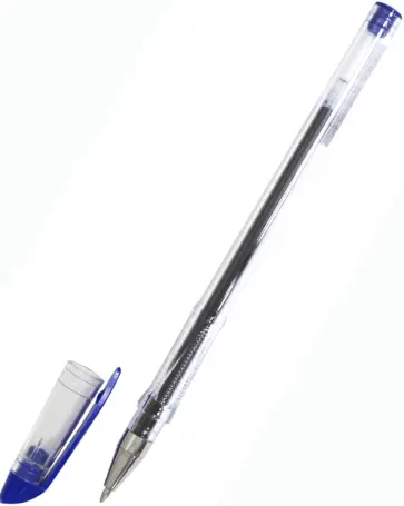 Ручка гелевая GEL PEN, 0,7 мм, синяя обложка книги