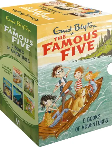Enid Blyton - The Famous Five 5-Book Collection обложка книги