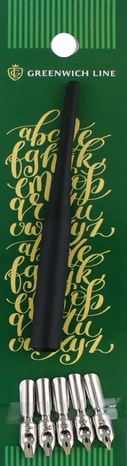 Перья плакатные (5 штук) и держатель (251597) обложка книги