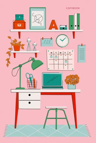 Тетрадь общая "Powder. Дизайн 3", А4-, 48 листов, линия (ТЛМ4484828) обложка книги