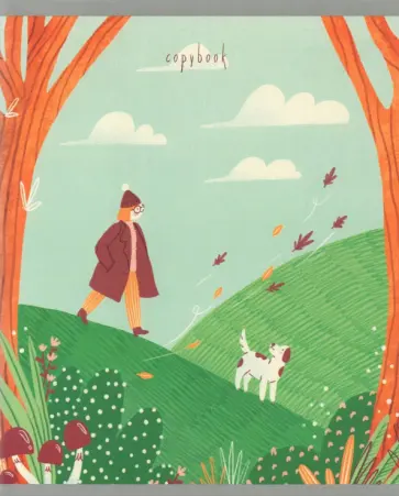 Тетрадь DIY Collection. Nature, 96 листов, клетка, в ассортименте обложка книги