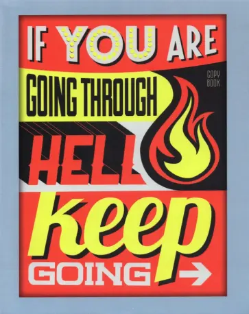 Тетрадь 96 листов, Креативная типографика, ассортимент (ТК967098) обложка книги