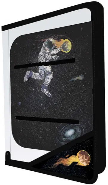 Папка для уроков труда "Космос", пластиковая, А4, одно отделение (56584) обложка книги