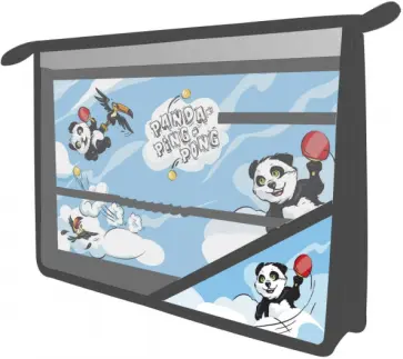 Папка для уроков труда "Панды", пластиковая, А4, одно отделение (56587) обложка книги