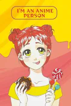 Обложка для паспорта. I'm an anime person обложка книги