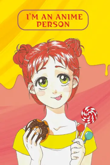 Обложка для паспорта. I'm an anime person Обложка для паспорта. I'm an anime person обложка книги