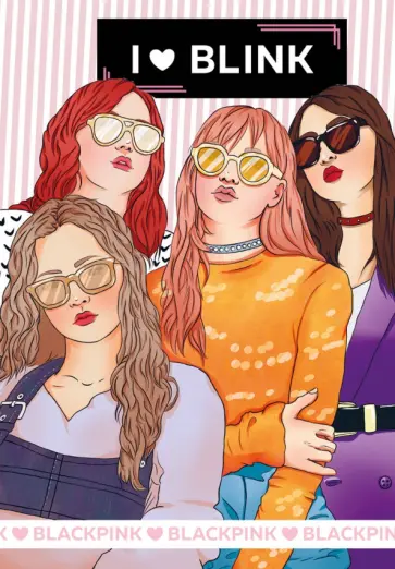 Обложка для паспорта I love BLACKPINK Обложка для паспорта I love BLACKPINK обложка книги
