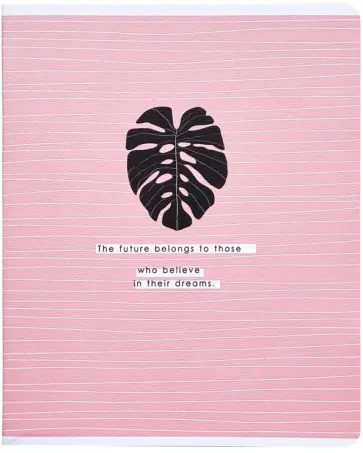 Тетрадь общая "Abstract. Листок", 96 листов, линия (N2750) обложка книги